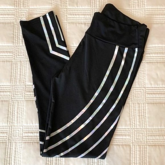 New Without Tags FITTOO Reflective Workout Leggings/High Waisted Yoga Pants - Picture 3 of 11